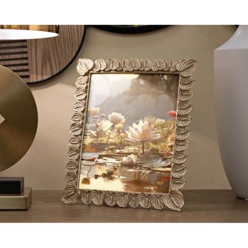 Cadre Photo Olistic 29, Polyrésine, Or, 26x2x31 Cm