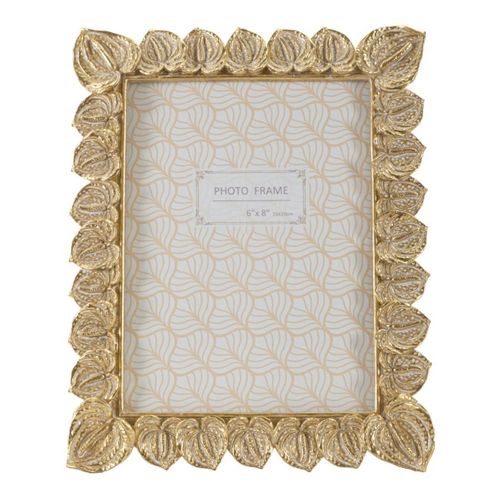 Cadre Photo Olistic 56, Polyrésine, Or, 20,5x2x26 Cm