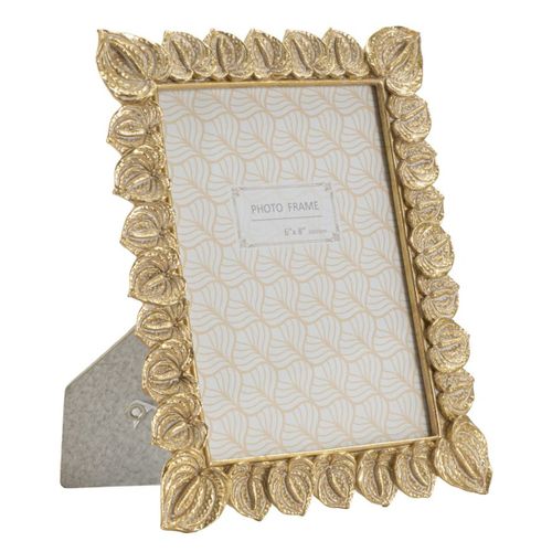 Cadre Photo Olistic 56, Polyrésine, Or, 20,5x2x26 Cm