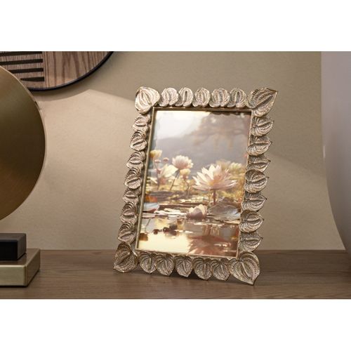 Cadre Photo Olistic 56, Polyrésine, Or, 20,5x2x26 Cm