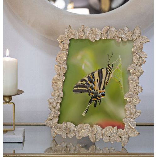 Cadre Photo Olistic 18, Polyrésine, Or, 27,5x2,6x32,5 Cm