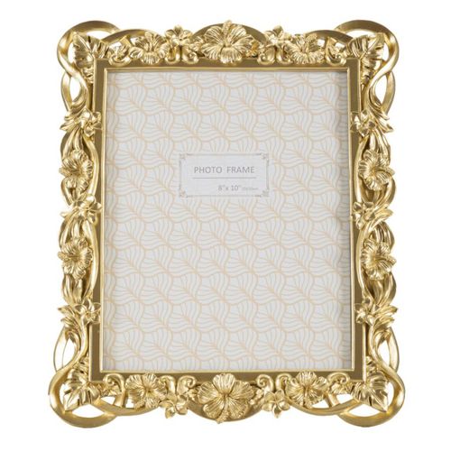 Cadre Photo Olistic 10, Polyrésine, Or, 27,8x2,5x33,5 Cm