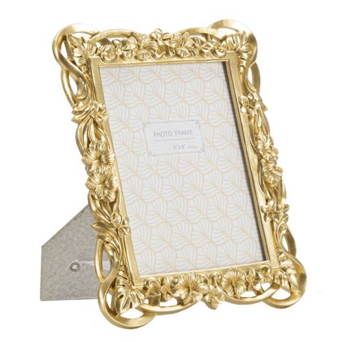 Cadre Photo Olistic 37, Polyrésine, Or, 22,5x2,5x28 Cm