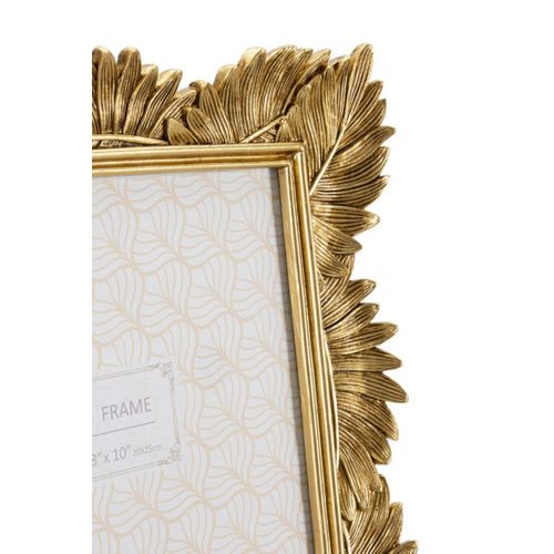 Cadre Photo Olistic 11, Polyrésine, Or, 28,5x3x31 Cm