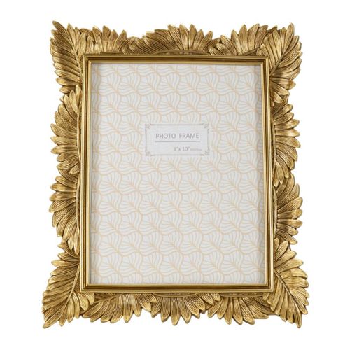 Cadre Photo Olistic 11, Polyrésine, Or, 28,5x3x31 Cm