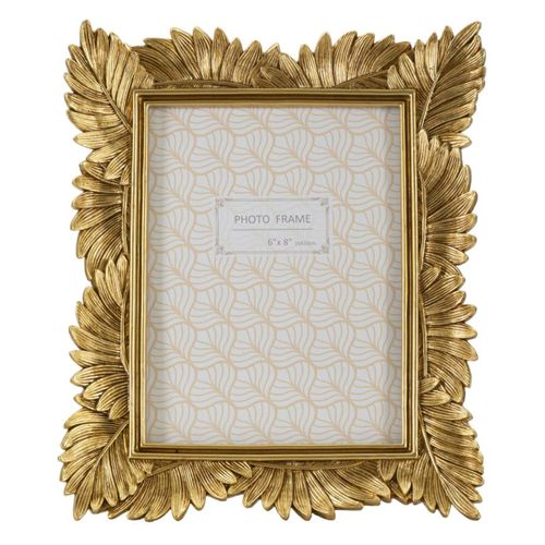 Cadre Photo Olistic 40, Polyrésine, Or, 23,5x3x28 Cm