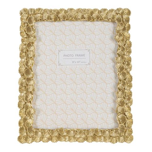 Cadre Photo Olistic 34, Polyrésine, Or, 25,5x1,8x30,5 Cm