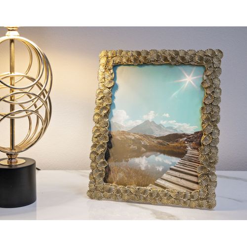 Cadre Photo Olistic 34, Polyrésine, Or, 25,5x1,8x30,5 Cm