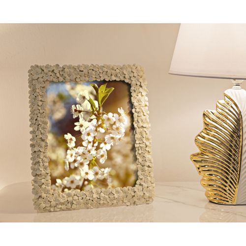 Cadre Photo Olistic 16, Polyrésine, Beige, 26,5x2x31,5 Cm