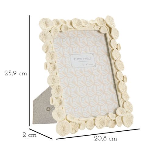 Cadre Photo Olistic 58, Polyrésine, Beige, 20,8x2x25,9 Cm