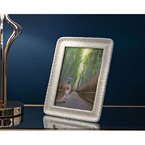 Cadre Photo Olistic 57, Polyrésine, Beige, 20,5x2x25,5 Cm
