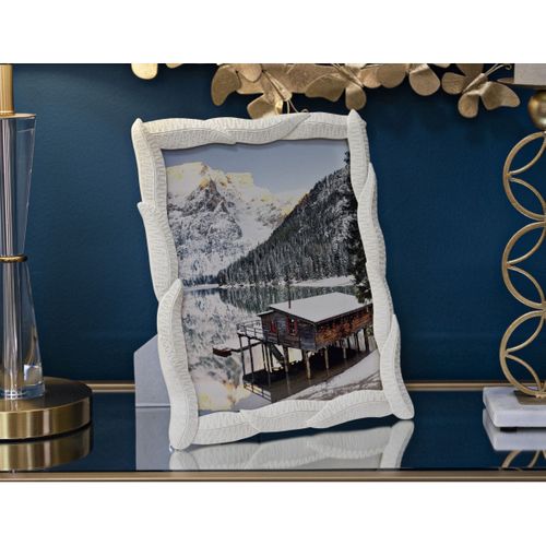 Cadre Photo Olistic 36, Polyrésine, Beige, 25x2x30 Cm