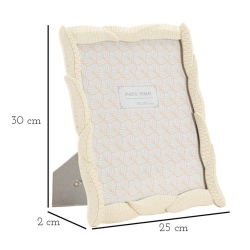 Cadre Photo Olistic 36, Polyrésine, Beige, 25x2x30 Cm