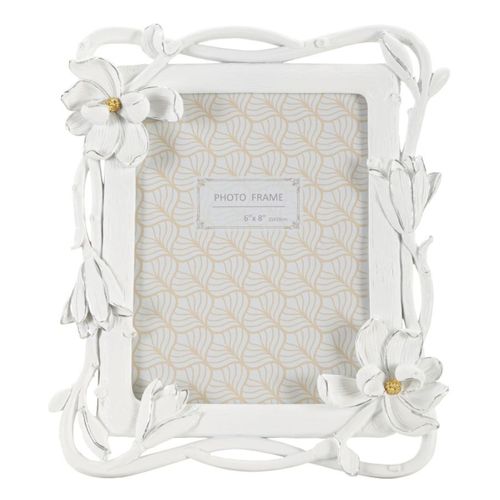 Cadre Photo Olistic 38, Polyrésine, Blanc, 23,8x2,7x28 Cm