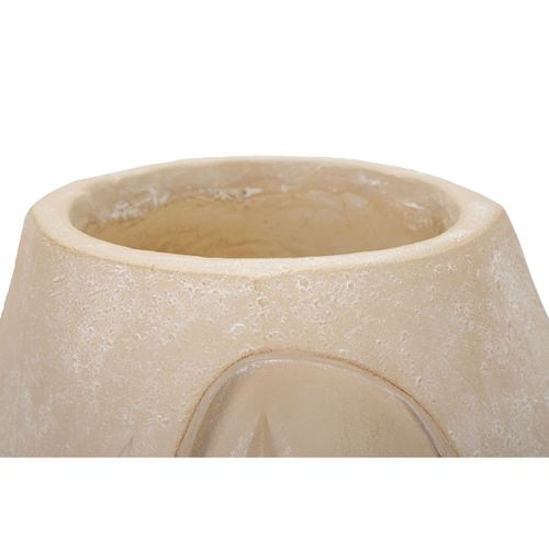 Vase Décoratif Visage 25, Polyrésine, Multicouleur, 24,5x20,5x26 Cm