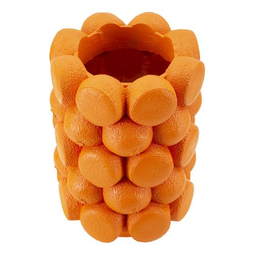 Vase Décoratif Oranges, Polyrésine, Orange, 19x19x28 Cm