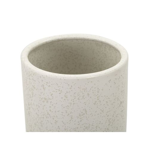 Vase Décoratif Mf638, Céramique, Beige, 15,5x15,5x41 Cm