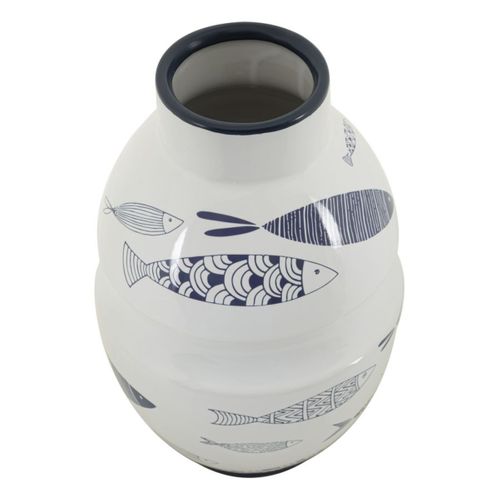 Vase Décoratif Mf632, Céramique, Multicouleur, 21x21x31 Cm