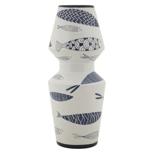 Vase Décoratif Mf644, Céramique, Multicouleur, 14x14x34 Cm