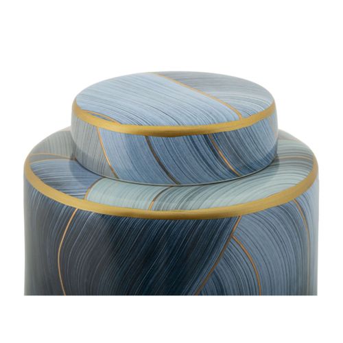 Vase Décoratif Mf634, Céramique, Multicouleur, 15x15x34 Cm