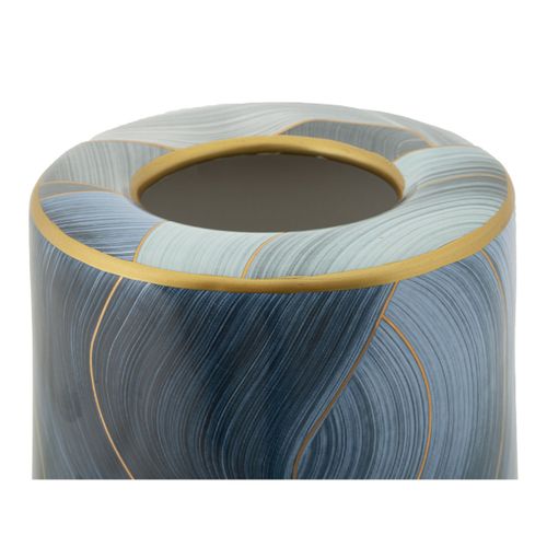 Vase Décoratif Mf634, Céramique, Multicouleur, 15x15x34 Cm