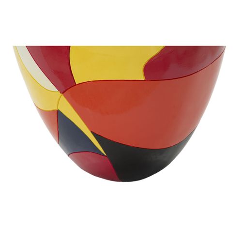 Vase Décoratif Mf656, Polyrésine, Multicouleur, 29x29x59 Cm
