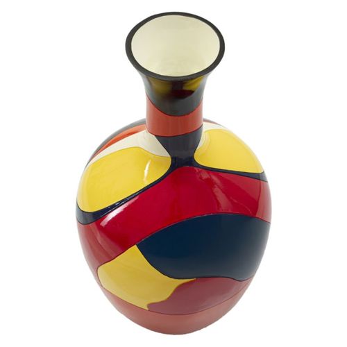 Vase Décoratif Mf656, Polyrésine, Multicouleur, 29x29x59 Cm