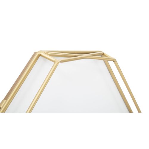 Horloge Murale Mf281, Métal, Or, 56x6,5x56 Cm