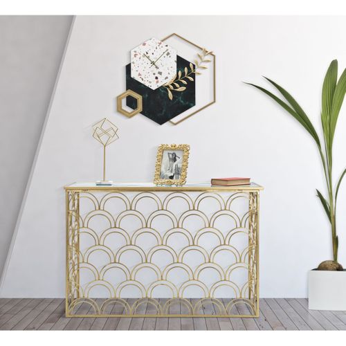 Horloge Murale Mf248, Métal, Multicouleur, 62x4,5x62 Cm