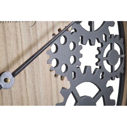 Horloge Murale Mf255, Métal, Marron, 60x4,5x60 Cm