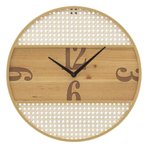 Horloge Murale Mf262, Métal, Multicouleur, 50x3,5x50 Cm