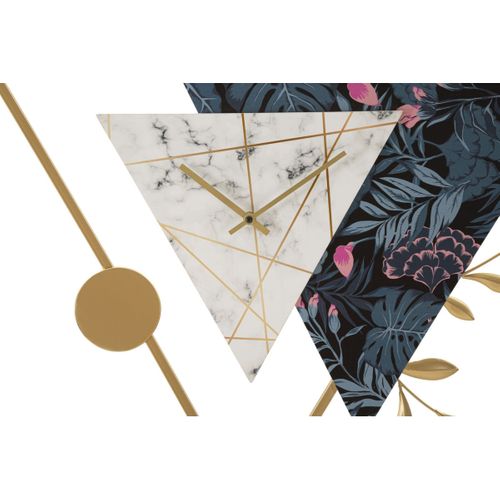 Horloge Murale Mf265, Métal, Multicouleur, 75x4,5x59 Cm