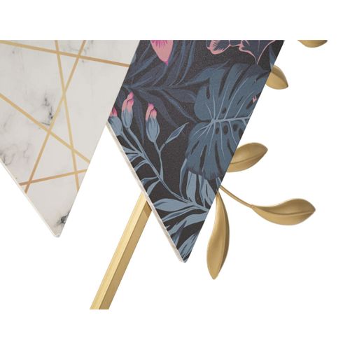 Horloge Murale Mf265, Métal, Multicouleur, 75x4,5x59 Cm