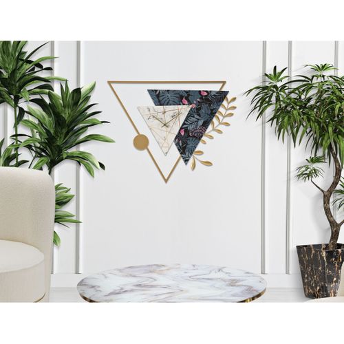 Horloge Murale Mf265, Métal, Multicouleur, 75x4,5x59 Cm