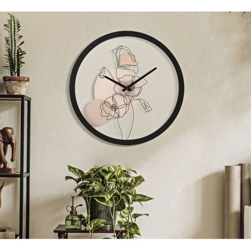 Horloge Murale Mf285, Métal, Multicouleur, 40x3,5x40 Cm