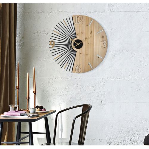 Horloge Murale Mf256, Métal, Multicouleur, 60x3,5x60 Cm