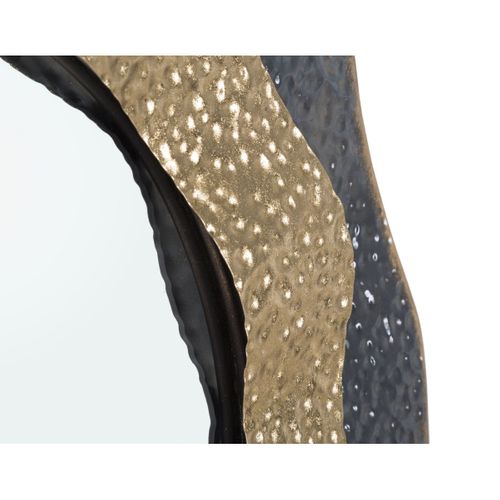 Miroir Avec Cadre Mf502, Métal, Multicouleur, 65,5x5x65,5 Cm