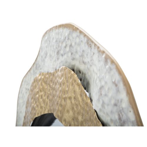 Miroir Avec Cadre Mf503, Métal, Or, 54,5x4,5x54,5 Cm