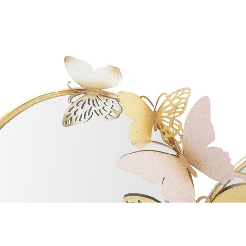 Miroir Avec Cadre Papillon 27, Métal, Multicouleur, 81x3x52,5 Cm