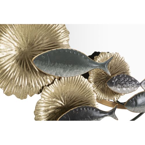 Miroir Avec Cadre Mf496, Métal, Multicouleur, 88,9x7,6x65,4 Cm