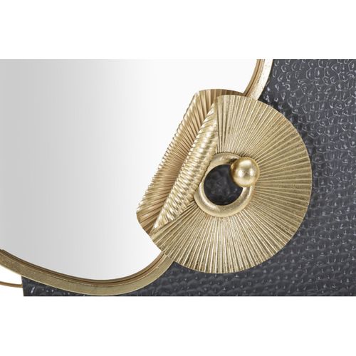 Miroir Avec Cadre Géométrique 14, Métal, Multicouleur, 80x7x72,4 Cm