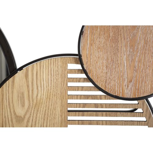 Miroir Avec Cadre Géométrique 15, Métal, Multicouleur, 123,2x4,4x63,5 Cm