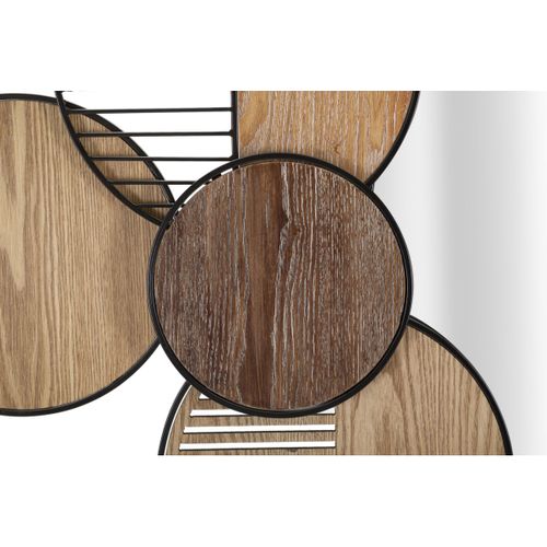 Miroir Avec Cadre Géométrique 15, Métal, Multicouleur, 123,2x4,4x63,5 Cm