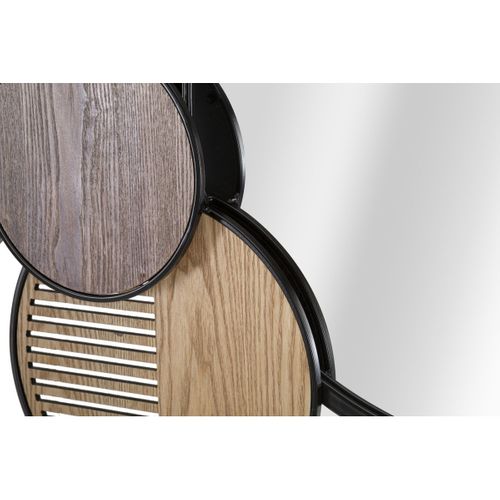 Miroir Avec Cadre Géométrique 15, Métal, Multicouleur, 123,2x4,4x63,5 Cm