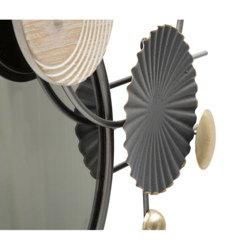 Miroir Avec Cadre Géométrique 18, Métal, Multicouleur, 90,2x5,1x50,2 Cm
