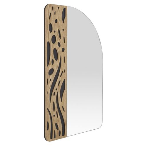 Miroir Avec Cadre Mf480, Mdf, Multicouleur, 60x1x90 Cm