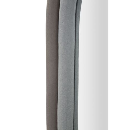 Miroir Avec Cadre Mf468, Mdf, Gris, 60x4x90 Cm