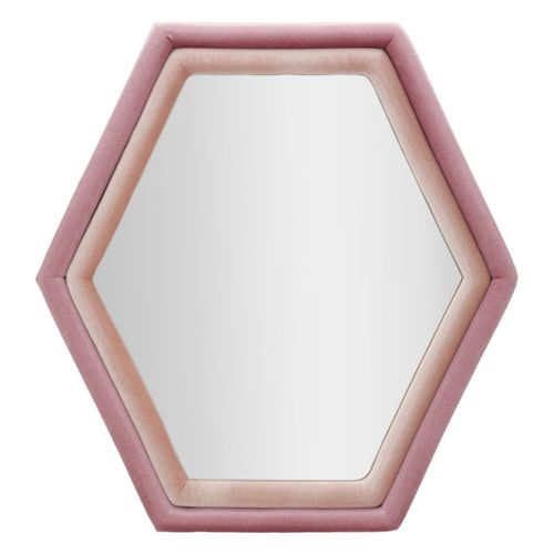 Miroir Avec Cadre Hexagone 1, Mdf, Multicouleur, 75x4x80 Cm
