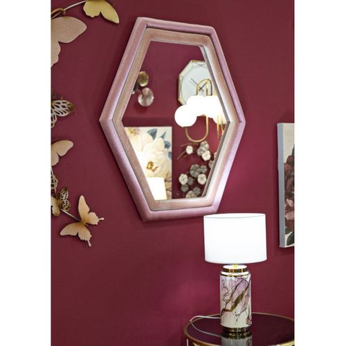 Miroir Avec Cadre Hexagone 1, Mdf, Multicouleur, 75x4x80 Cm