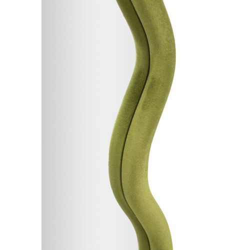 Miroir Avec Cadre Pour 5, Mdf, Vert, 60x4x90 Cm